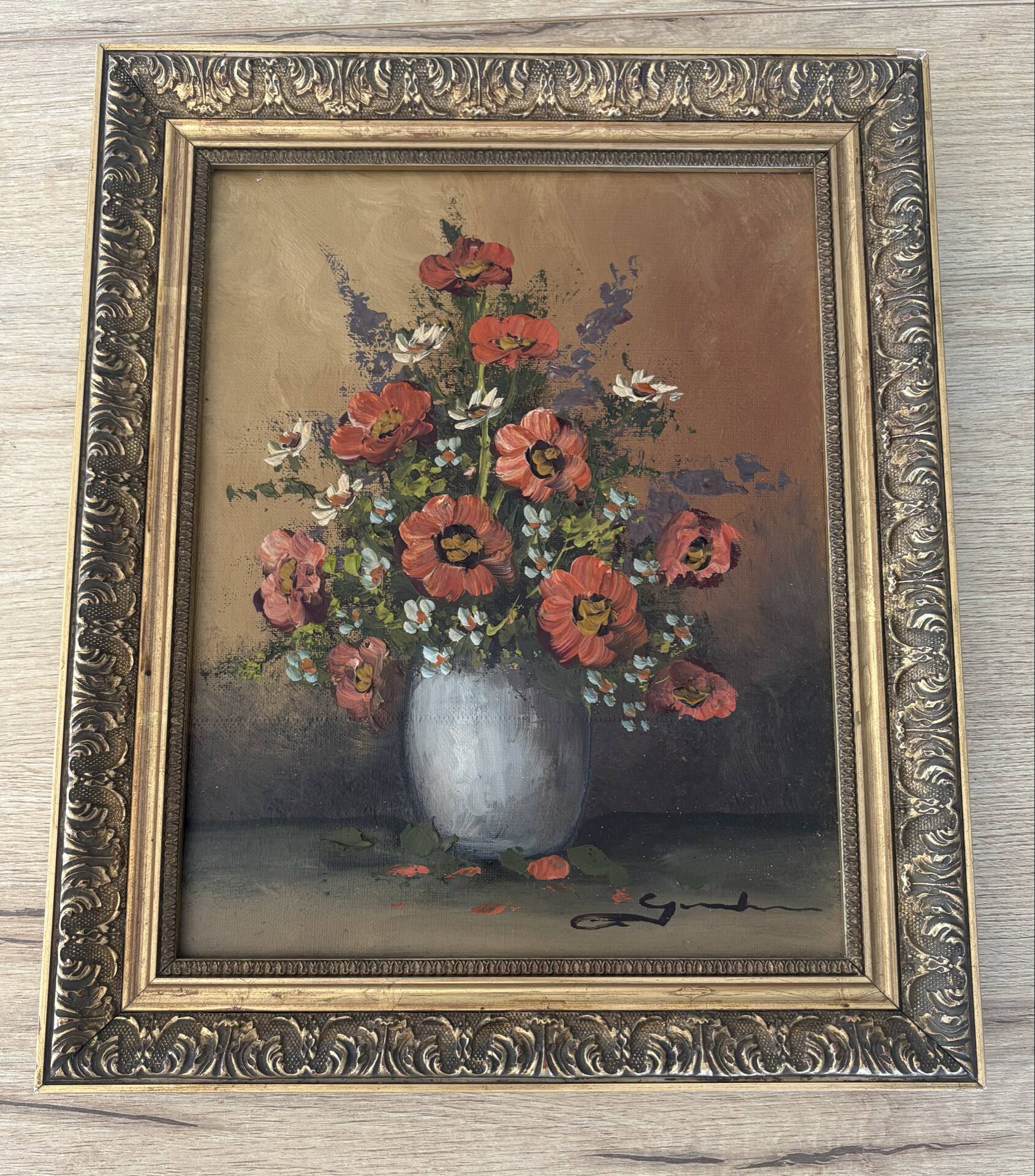 Peinture à huile sur toile