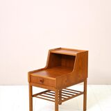 Scandinavian nightstand with double table top