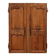 Pair of two Antique French Provincial hand carved doors, ca. 1880