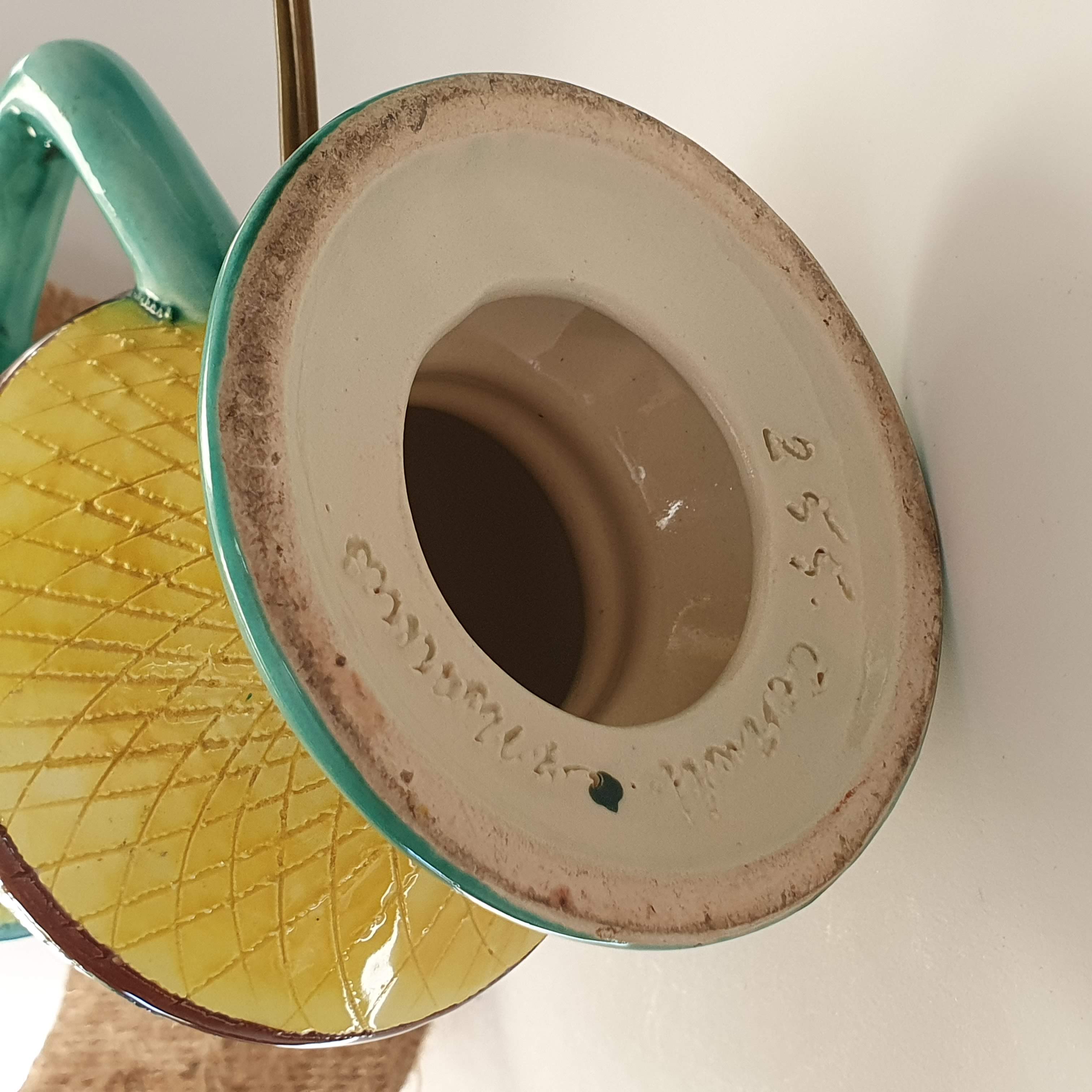 Ceramic lamp from Monaco 60s