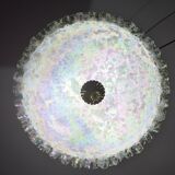 Plafonnier vintage multicolore en verre de Murano arc-en-ciel, années 1970