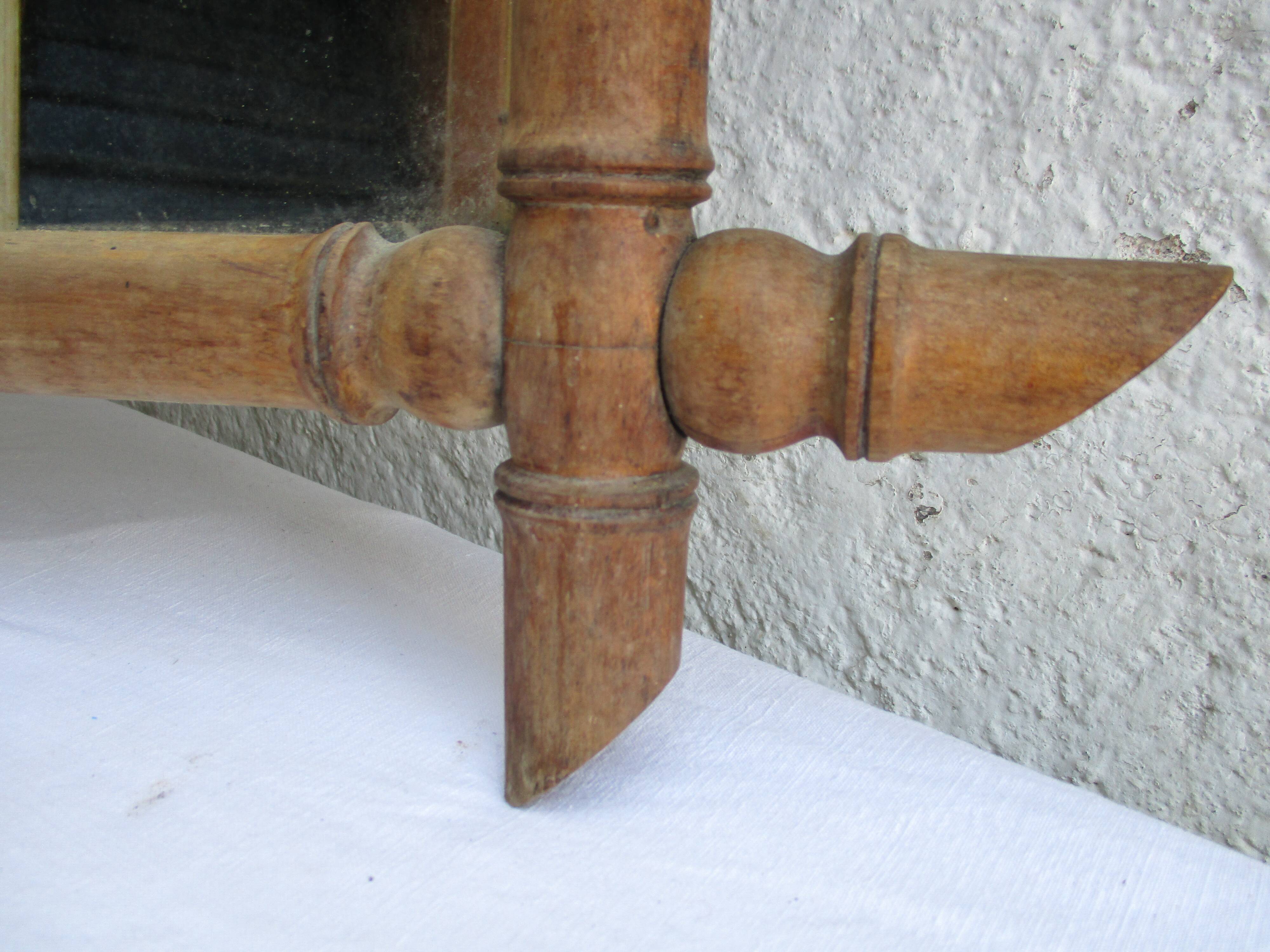 Wall mirror  bamboo style 91x70cm