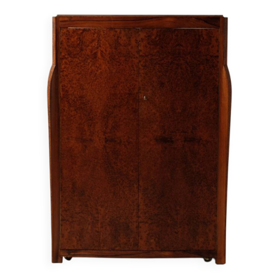 Cabinet en palissandre et bois de ronce 1930/1940