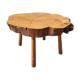 Table basse orme tronc d'arbre années 70