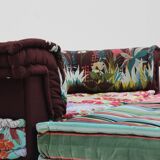 Roche Bobois Mah Jong sofa 6 pieces design by Hans Hopfer