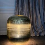 Ovoid golden glass lamp