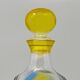 1970s Stunning Decanter or Decorative Bottle by Luigi Bormioli. Made in Ita