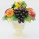 Corbeille de fruits en faïence
