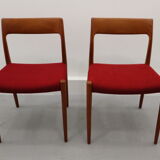 Danish Chairs by Niels Møller for J. L. Møllers, 1960