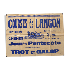 Affiche Courses de Langon