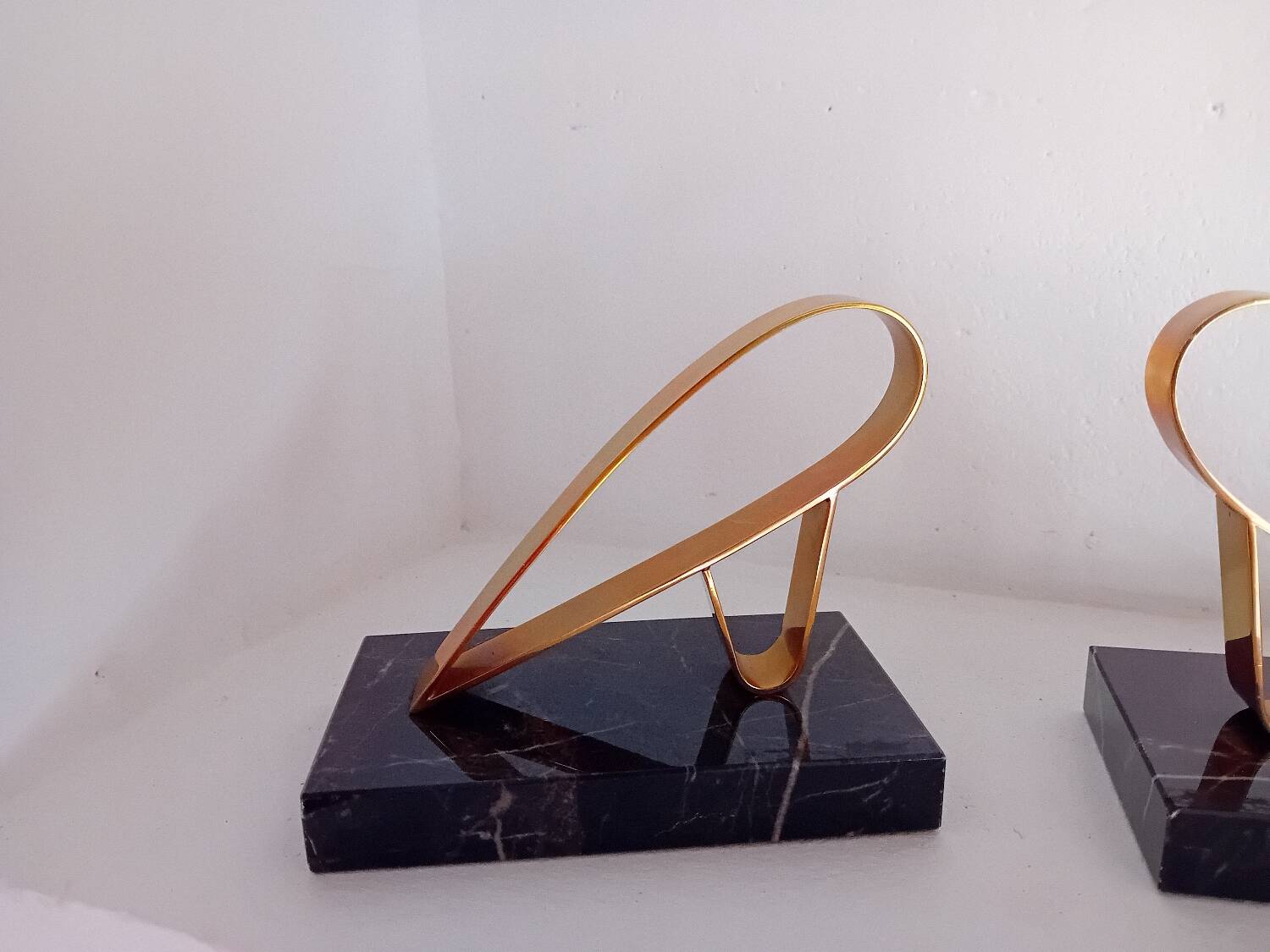 Pair of Gold Starry design bookends