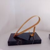 Pair of Gold Starry design bookends