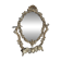Antique table mirror in bronze — Louis XV Rococo style — 1900-1920