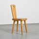 High-back chair by Christian Durupt, Méribel 1960