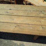 Table farm raw wood