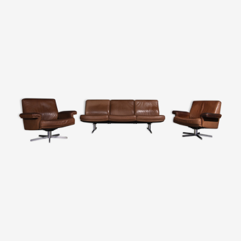 De Sede DS 31 sofa and armchairs, set of 3