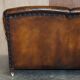 Howard & Son leather canapé, restored vintage, 3-seater