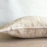 Housse de coussin tissu ancien