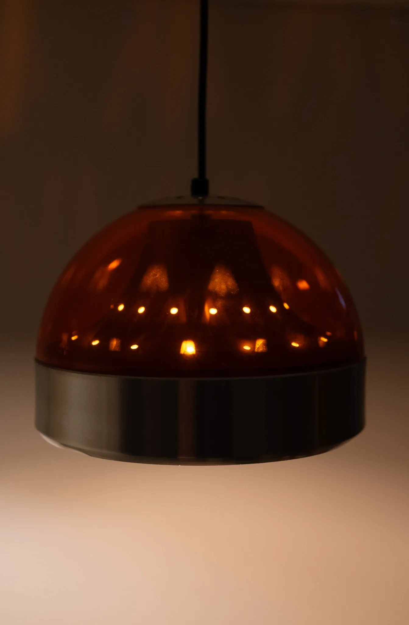 Pair Space Ace Dijkstra Pendant lamps 1970s Holland