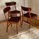 Set of 4 vintage Scandinavian "Virta" chairs