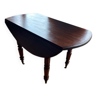 Round table solid mahogany