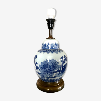 Lampe vintage porcelaine chinoise