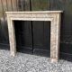 Louis XVI style fireplace in grey Ardennes marble, circa 1900.