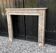 Louis XVI style fireplace in grey Ardennes marble, circa 1900.
