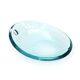 Oval crystal ashtray, 1960s