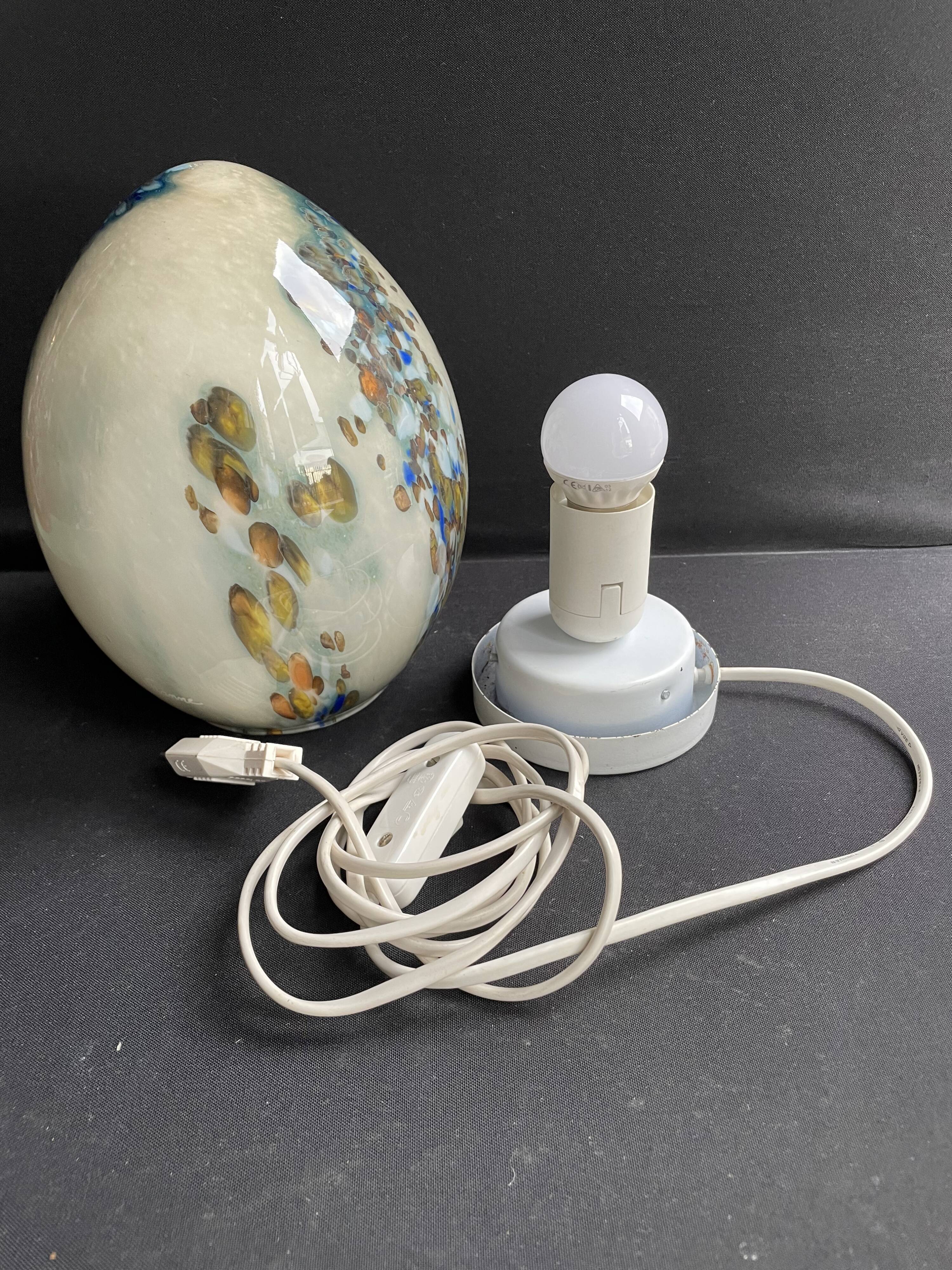 Egg lamp – Vianne crystal and glassware