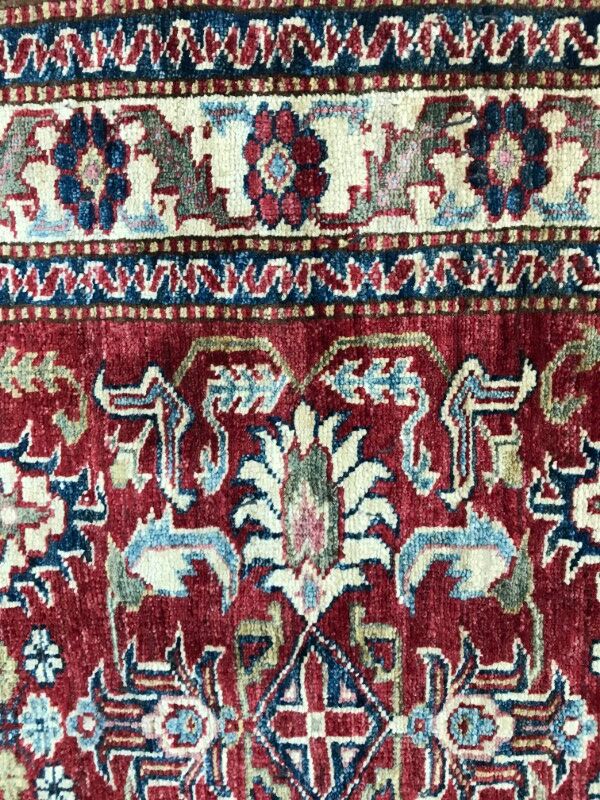 Carpet vintage Chobi Afghan done hand 92 X 116 CM
