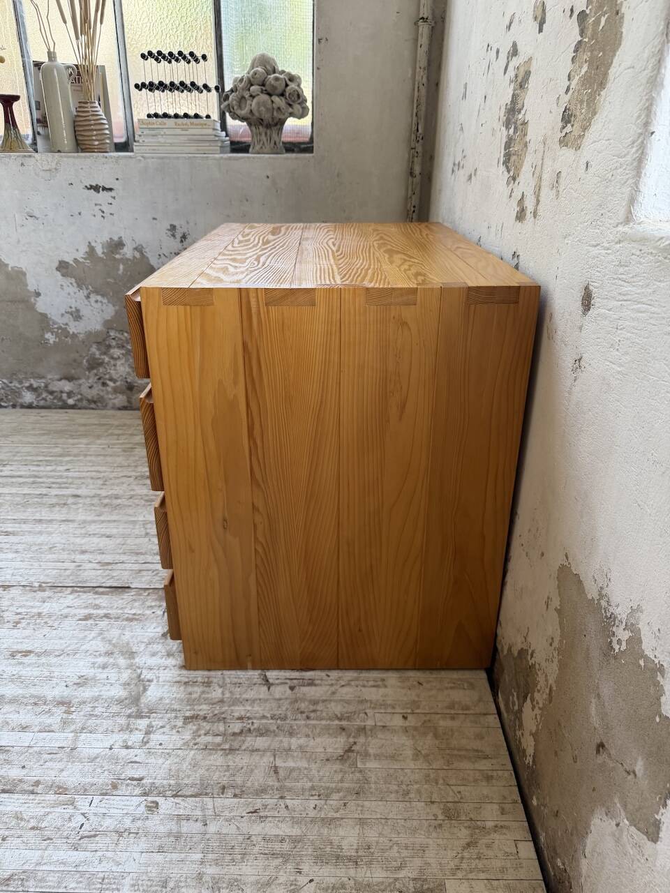 Bureau + commode + tabouret pin Maison Regain Savoie