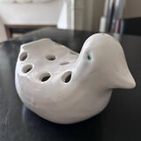 bird spades ceramic flower