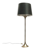 Lampadaire en bambou de style hollywoodien régence allemand du milieu du siècle par Ingo Maurer pour M Design, années 1960