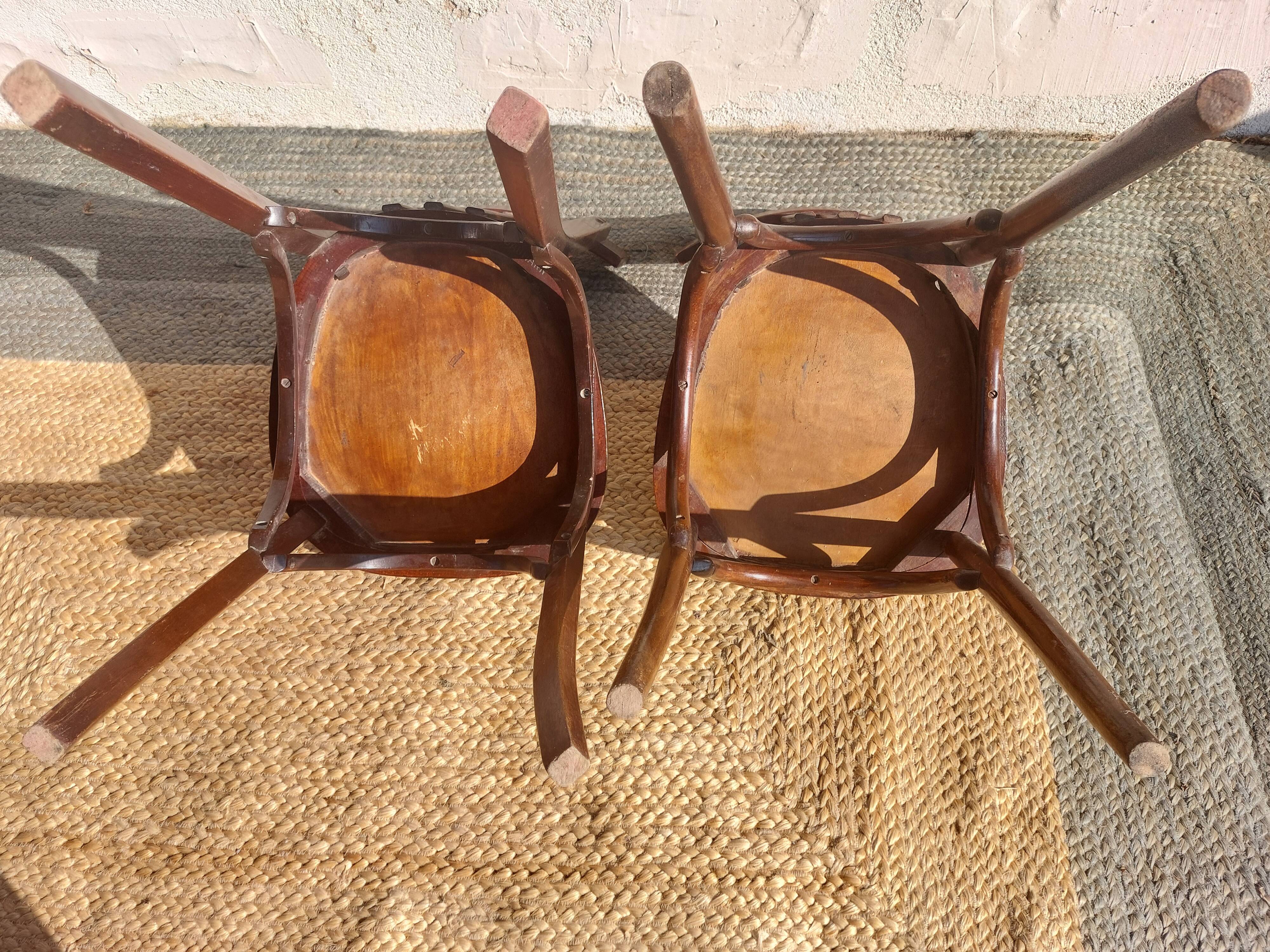 2 Baumann bistro chairs