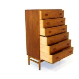 Chest of drawers "Tallboy" in teak, Poul Volther, Denmark, 1960