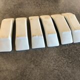 Set of 6 knife holders in asian porcelain