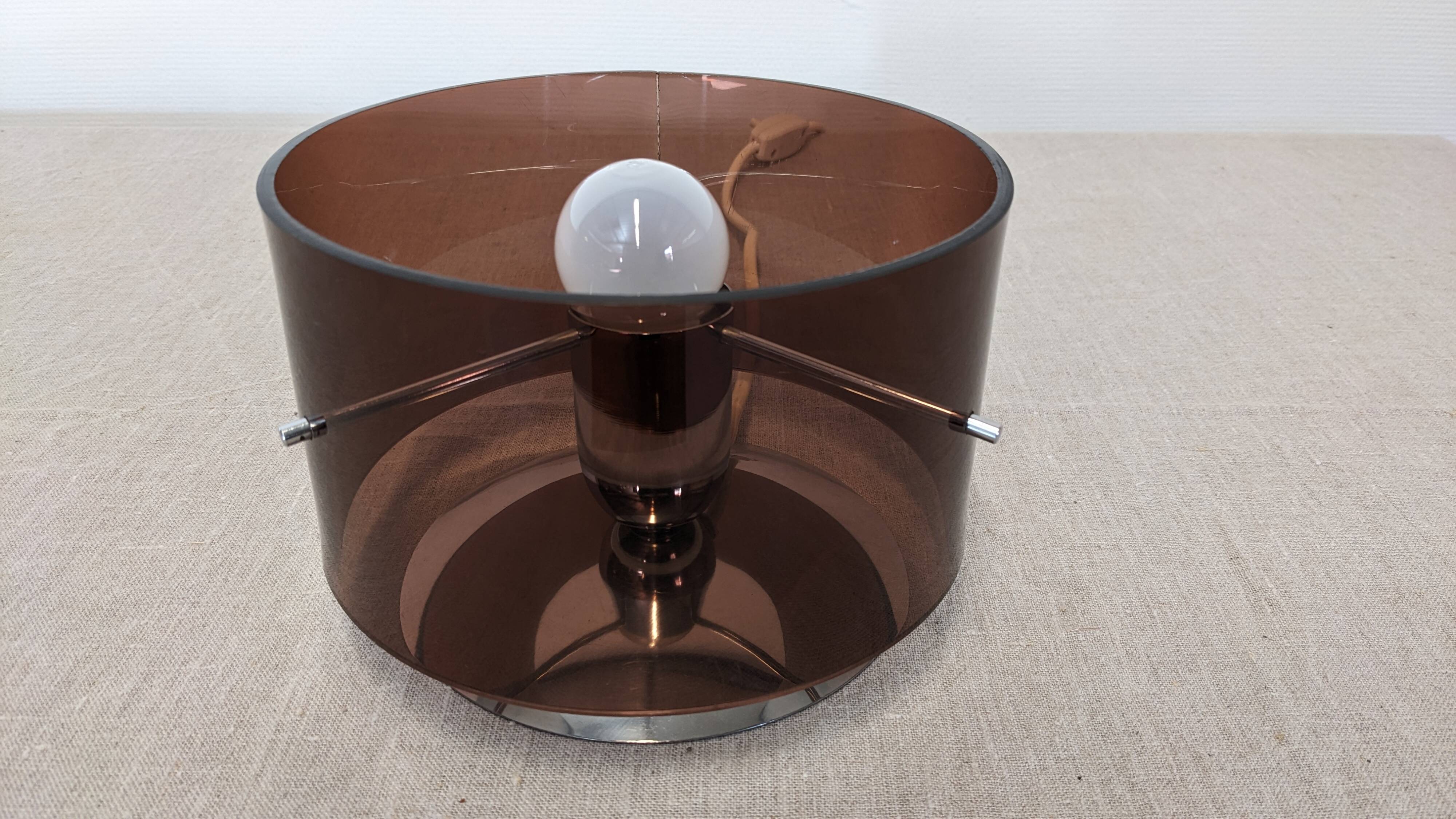 Bedside or ambient lamp by Philippe Rogier for Oxar, France 1970