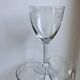 Set of 6 crystal wine glasses engraved 30s