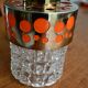 Suspension Raak gold orange 1970s pop