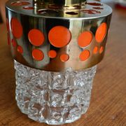 Suspension Raak gold orange 1970s pop