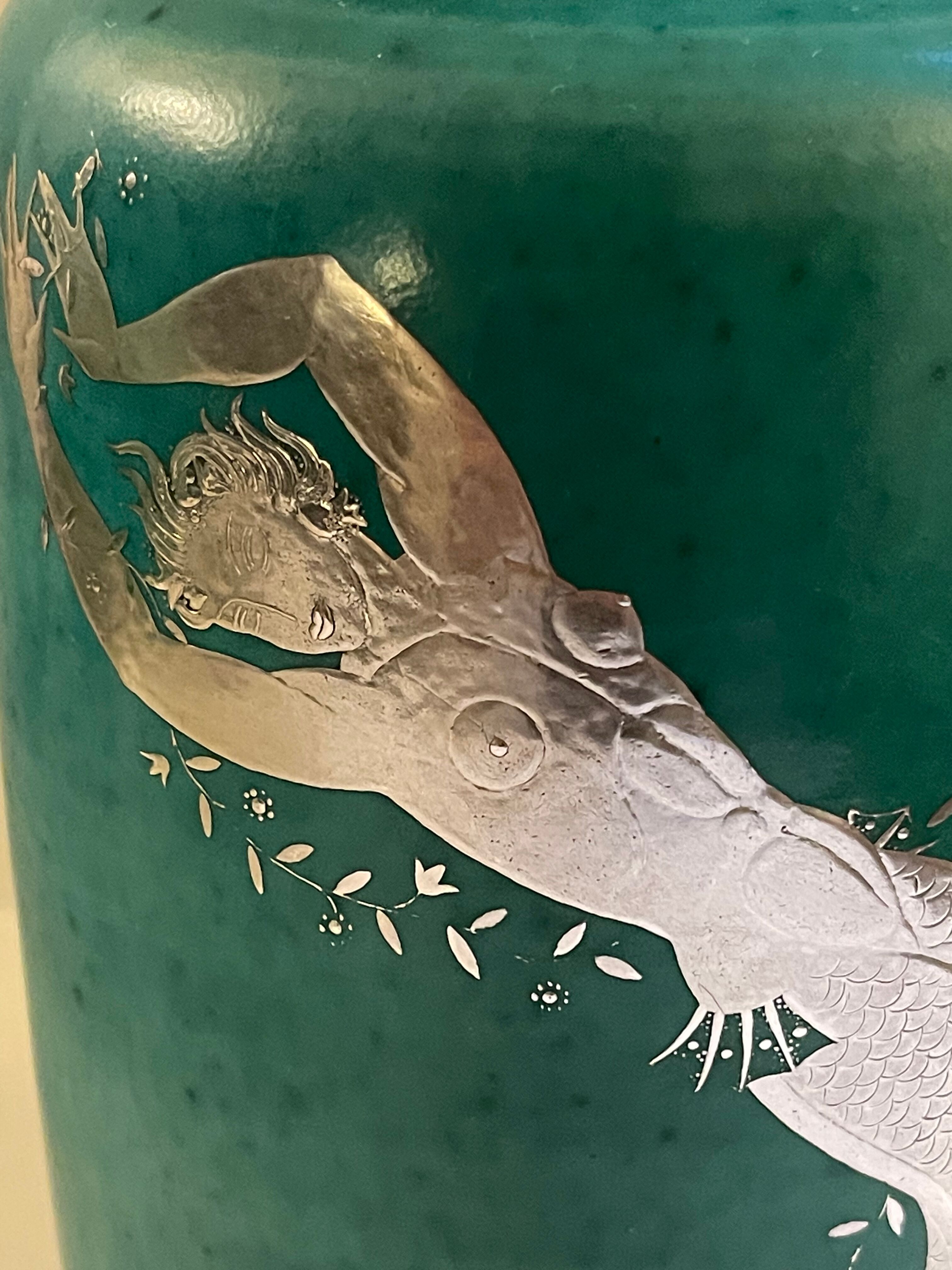 Vase Gustavsberg argenta wilhelm kage