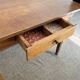 Authentic vintage farmhouse table in solid oak from the 50s and 60s
