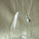 EWATER PITCHER CARAFE IN THICK GLASS WITH CUT-SIDE EFFECT
