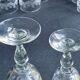 14 Meisenthal blown and engraved digestive glasses
