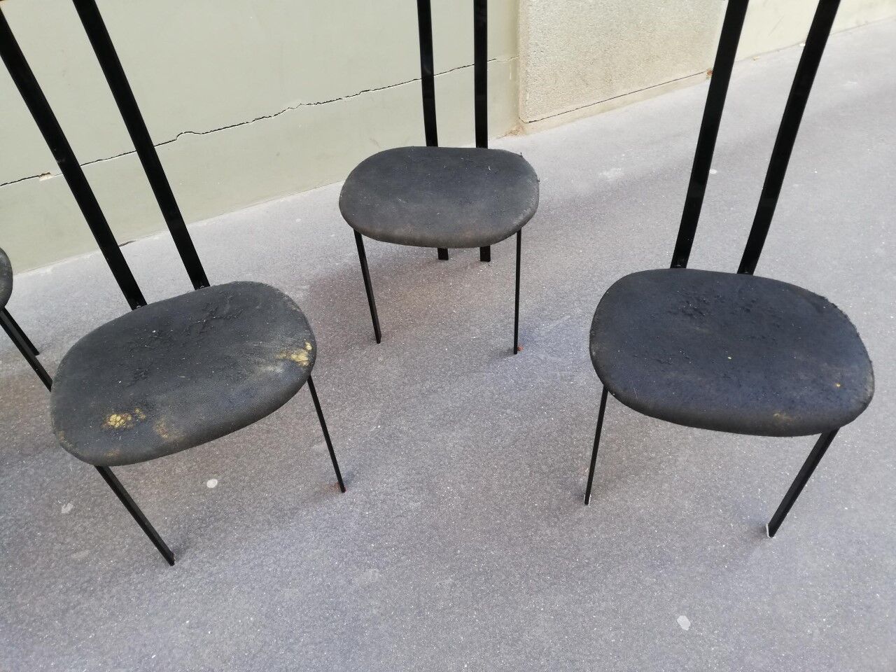 Set of 6 chairs Catellan Italy 80s