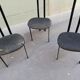 Set of 6 chairs Catellan Italy 80s