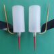 Pair of 50s rockabilly wall sconces
