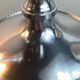 Pair of silver-plated metal candlesticks
