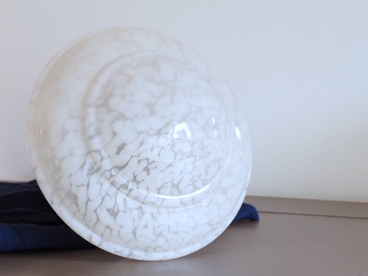 Art deco ceiling light/wall light/lamp in clichy glass